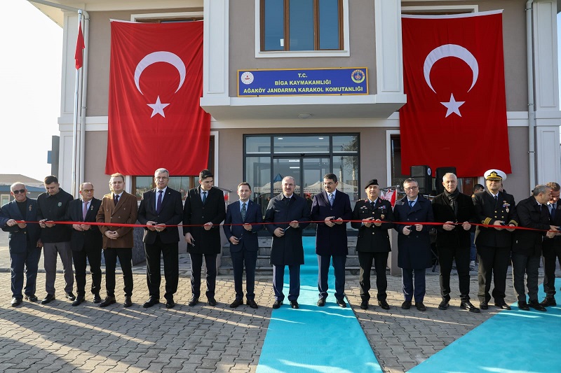 Biga Ağaköy Jandarma Karakol Komutanlığı Vatandaşlarımızın Hizmetine Açıldı