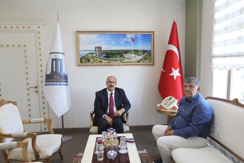 İl Genel Meclis Başkanı Halil ERTUĞRUL, Valimiz Doç. Dr. Ömer TORAMAN’a Hayırlı Olsun Ziyaretinde Bulundu